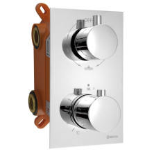 KIMURA podomietková sprchová termostatická batéria, box, 3 výstupy, chróm KU383