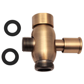 Prepínač sprchového stĺpu F3/4"-M1/2"xM3/4", bronz (ANTEA, VANITY) CRO36