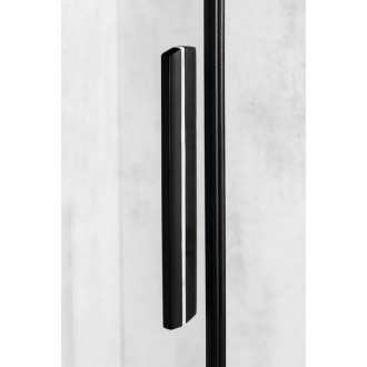ALTIS LINE BLACK štvorcový sprchovací kút 800x800 mm, rohový vstup, číre sklo
