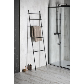 DEBUT sušiak uterákov na opretie 500x1860x32mm, čierna mat SE121