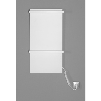 ELMIS Elektrický sušiak uteráka 400x800 mm, 120W, hliník, biela mat EB420