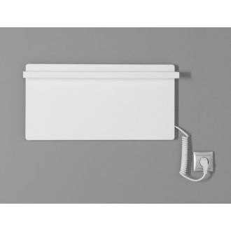 ELMIS elektrický sušiak uteráka 600x300mm, 90W, hliník, biela mat EB620