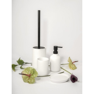 CHLOÉ WC kefa na postavenie, biela mat CH028