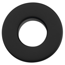 Kovová krytka prepadu umývadla, 30mm, čierna AR911