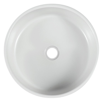 PRIORI keramické umývadlo, priemer 41 cm, 15 cm, biela s modrým vzorom PI027