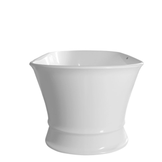 DELONIX voľne stojaca vaňa liaty mramor 170x84x61, 5cm, biela 92130