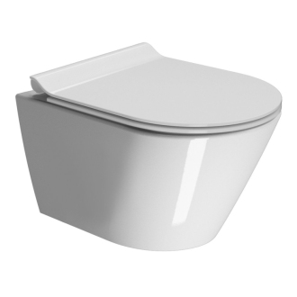 KUBE X závesná WC misa, Swirlflush, 50x36 cm, biela ExtraGlaze 941611