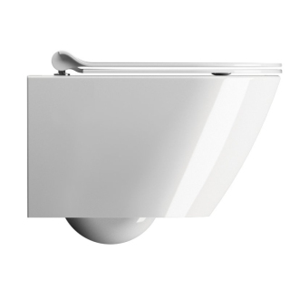 KUBE X závesná WC misa, Swirlflush, 50x36 cm, biela ExtraGlaze 941611