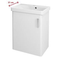 THEIA umývadlová skrinka 51x70x35cm, 1x dvierka, ľavá, biela (TH057) TH057-3030