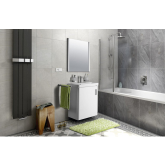 THEIA umývadlová skrinka 51x70x35cm, 1x dvierka, ľavá, biela (TH057) TH057-3030