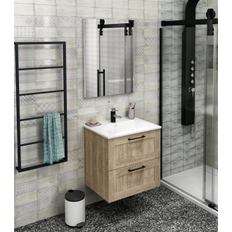 AMIA umývadlová skrinka 59x60x45cm, dub Texas (AM060) AM060-2020