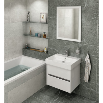 NIRONA umývadlová skrinka 57x51,5x43 cm, biela (NR060) NR060-3030