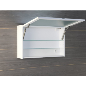 CLOE galerka s LED osvetlením 80x50x18cm, biela (CE080) CE080-0030