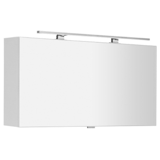 CLOE galerka s LED osvetlením 100x50x18cm, biela (CE100) CE100-0030