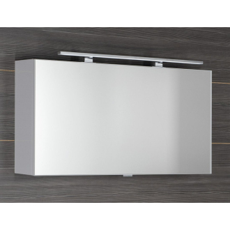 CLOE galerka s LED osvetlením 100x50x18cm, biela (CE100) CE100-0030