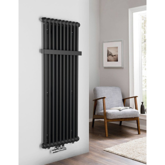 FEDE vykurovacie teleso 1500x490 mm, 10 seg., čierna mat IR193