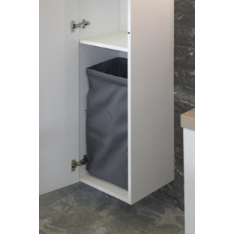 Bielizňový kôš do skrine 310x570x230mm, suchý zips, šedá UPE600