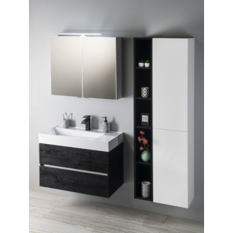 GODIVA umývadlo 83x44cm, liaty mramor, biela GU083L