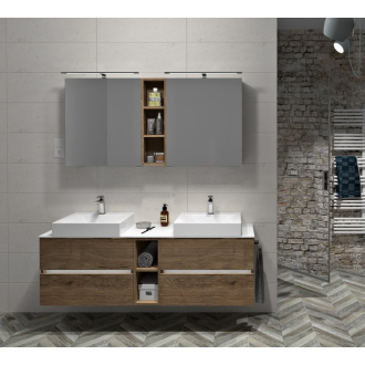 ODETTA umývadlová skrinka 67x50x43, 5cm, borovica rustik DT070-1616
