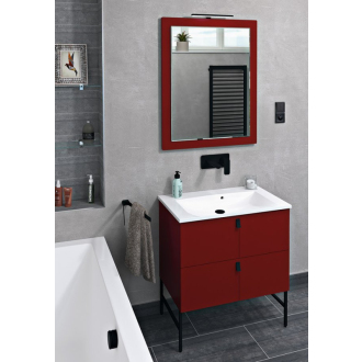 MITRA podperné nohy 60x280-290x430mm, lakovaná oceľ, čierna mat, 2ks 30315