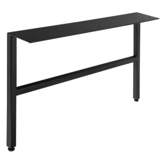 AMIA podperné nohy 60x240-250x430mm, lakovaná oceľ, čierna mat, 2ks 30319