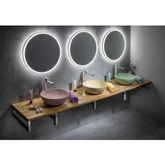 VISO okrúhle LED podsvietené zrkadlo, priemer 60cm VS060