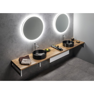 VISO okrúhle LED podsvietené zrkadlo, priemer 70cm VS070
