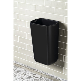 COLORED odpadkový kôš nástenný 23l, ABS, čierna mat A74201NE