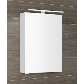 MIRRÓ galerka s LED osvetlením, 50x70x16cm, ľavá/pravá, biela MC050-0030