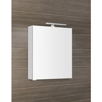 MIRRÓ galerka s LED osvetlením, 60x70x16cm, ľavá/pravá, biela MC060-0030