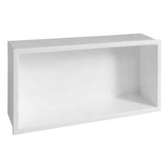 INSERTA zapustená polica do obkladu, 510x270 mm, liaty mramor, biela 1301-53