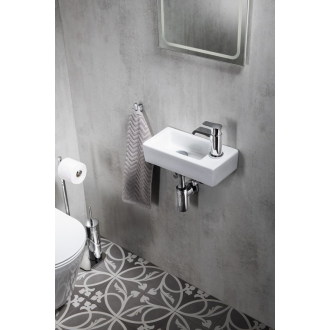 ZOE keramické umývadlo 37x9x18 cm, otvor pre batériu vpravo AR495
