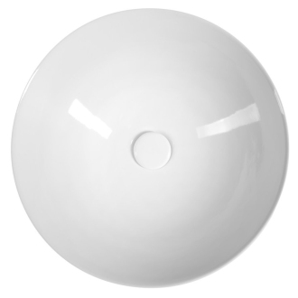 IDEA keramické umývadlo priemer 42 cm, na dosku, bez prepadu WH103