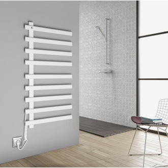 ELCOR elektrický sušiak uterákov 480x920x50mm, 128W, biela mat EB450