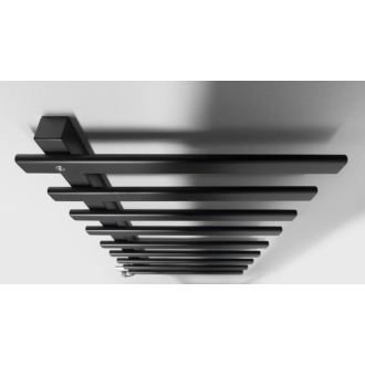 ELCOR elektrický sušiak uterákov 480x920x50mm, 128W, čierna mat EB460