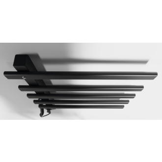 ELCOR elektrický sušiak uterákov 480x520x50mm, 85W, čierna mat EB530