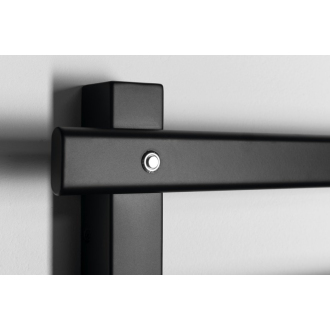 ELCOR elektrický sušiak uterákov 480x520x50mm, 85W, čierna mat EB530