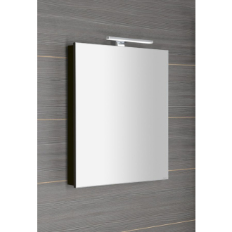GRETA galerka s LED osvetlením, 60x70x14cm, čierna mat GT065-0035