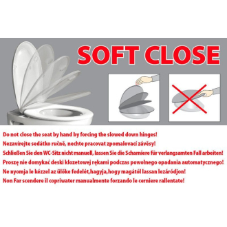 GRANDE WC sedátko, Soft Close, biela KC1403.01.0000E