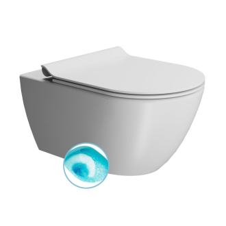 PURA závesná WC misa, Swirlflush, 55x36 cm, biela dual-mat 881509