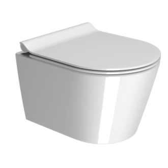 KUBE X závesná WC misa, Swirlflush, 46x35 cm, biela ExtraGlaze 941811