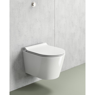 KUBE X závesná WC misa, Swirlflush, 46x35 cm, biela ExtraGlaze 941811