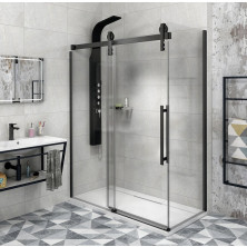 VOLCANO BLACK obdĺžnikový sprchovací kút 1800x900mm L/P varianta GV1418GV3490