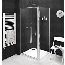 SIGMA SIMPLY štvorcový sprchovací kút pivot dvere 900x900mm L/P variant, číre sklo