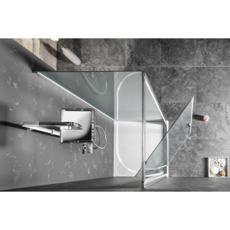 SIGMA SIMPLY štvorcový sprchovací kút pivot dvere 900x900mm L/P variant, číre sklo