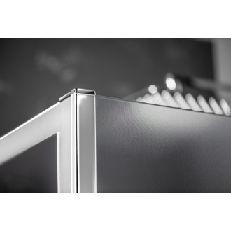 SIGMA SIMPLY štvorcový sprchovací kút pivot dvere 800x800mm L/P variant, Brick sklo