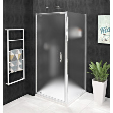 SIGMA SIMPLY štvorcový sprchovací kút pivot dvere 900x900mm L/P varianta, Brick sklo