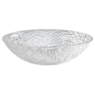 PURUS sklenené gravírované umývadlo 50x15,5x36 cm, číra TY305CL