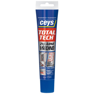 TOTAL TECH EXPRESS, lepidlo a tmel, 125ml, transparent 42507242