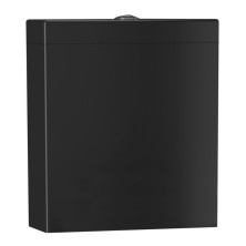 LARA keramická nádržka pre WC kombi, čierna mat LR410-00SM00E-0000
